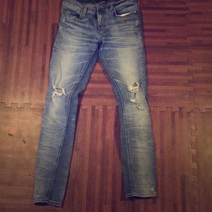 Men’s pac sun skinny, stretch jeans.